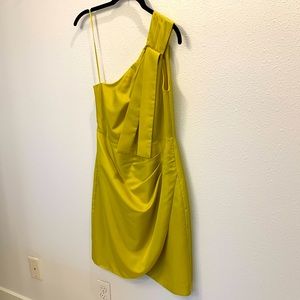 Chartreuse party dress by Matthew Williamson for impulse